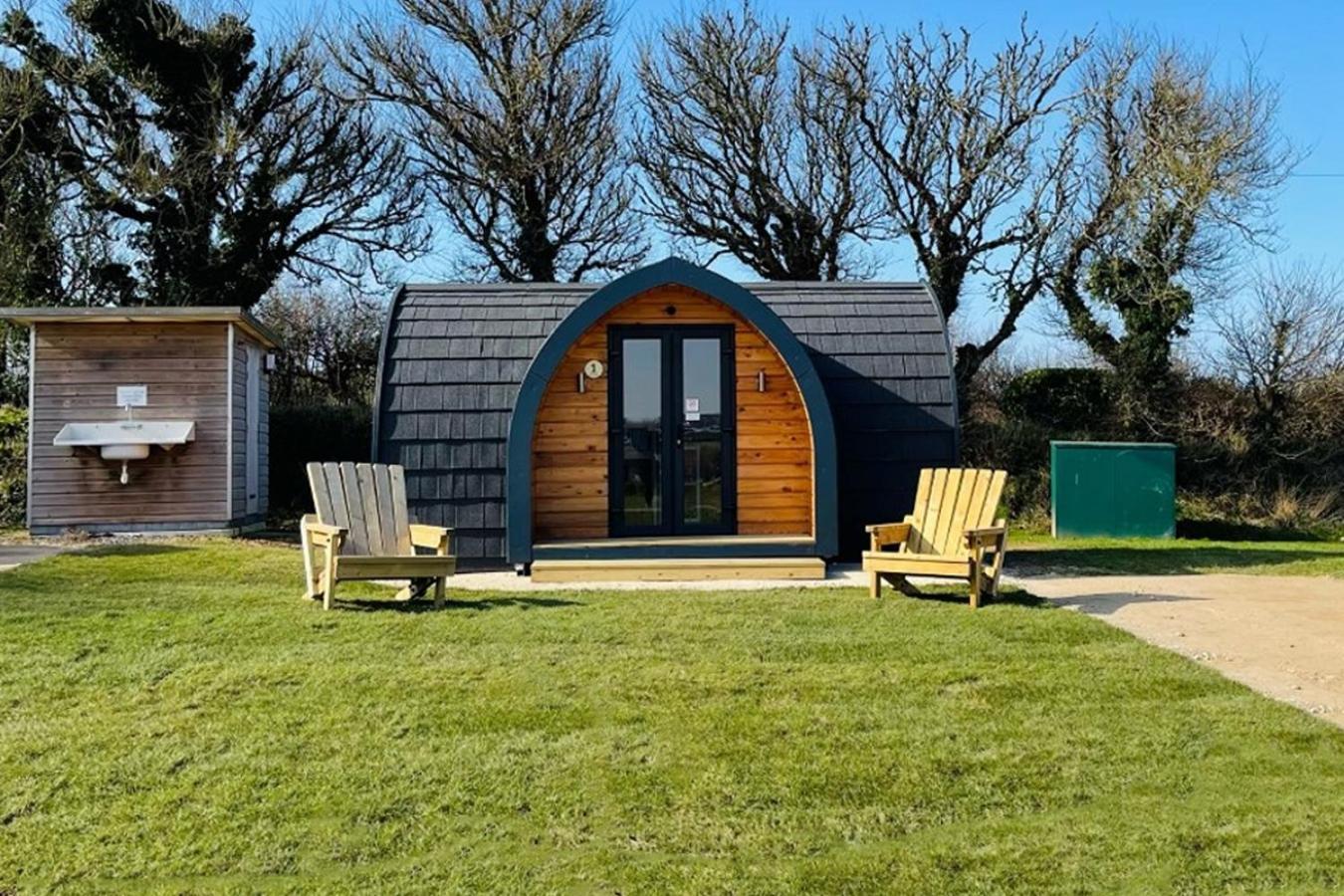 Camping Pods Trevella Holiday Park Кранток Екстер'єр фото